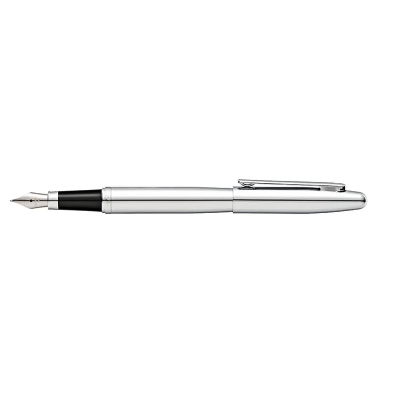 Sheaffer 9421 VFM Fountain Pen (Medium) Polished Chrome with Chrome-Plated Trim