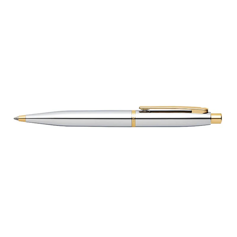 Sheaffer 9422 VFM Ballpoint Pen Polished Chrome with Gold-Plated Trim