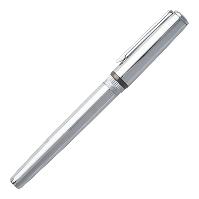 Hugo Boss Gear Metal Chrome Rollerball Pen