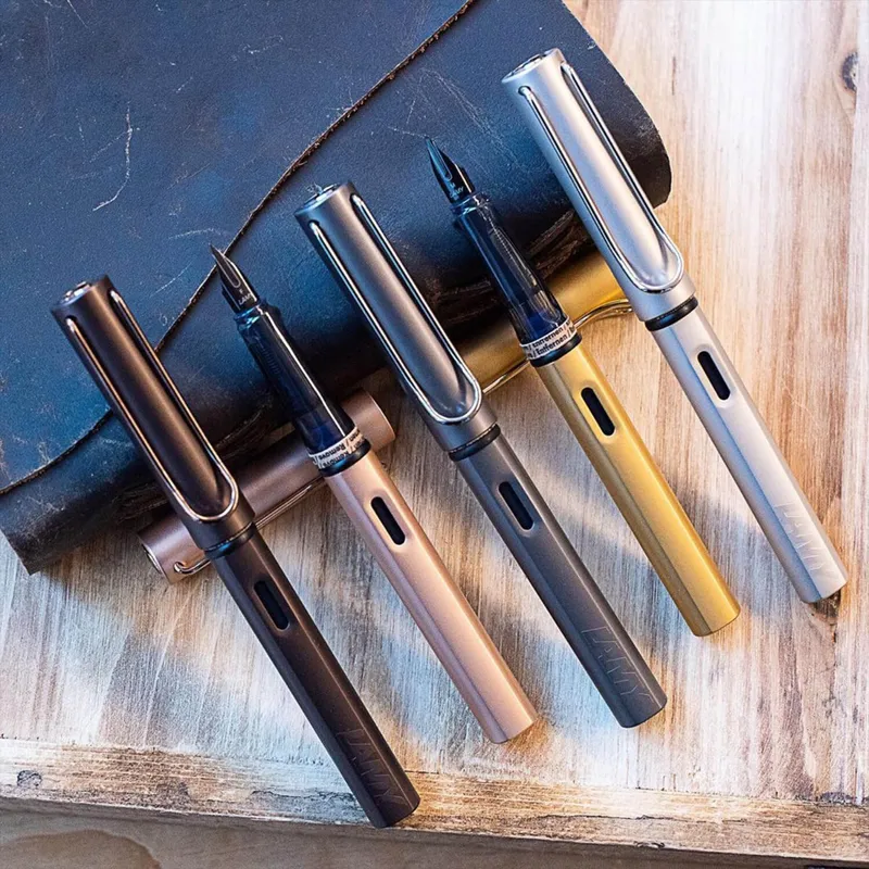 Lamy AL-Star 026 Fountain Pen Medium Graphite With Chrome Metal Clip