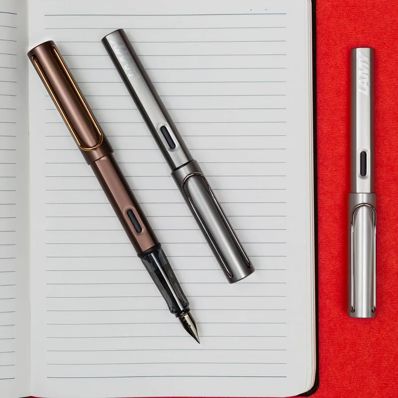 Lamy AL-Star 026 Fountain Pen Medium Graphite With Chrome Metal Clip