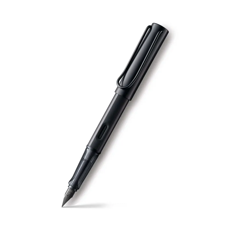 Lamy AL-Star 071 Fountain Pen Broad Black With Chrome Metal Clip