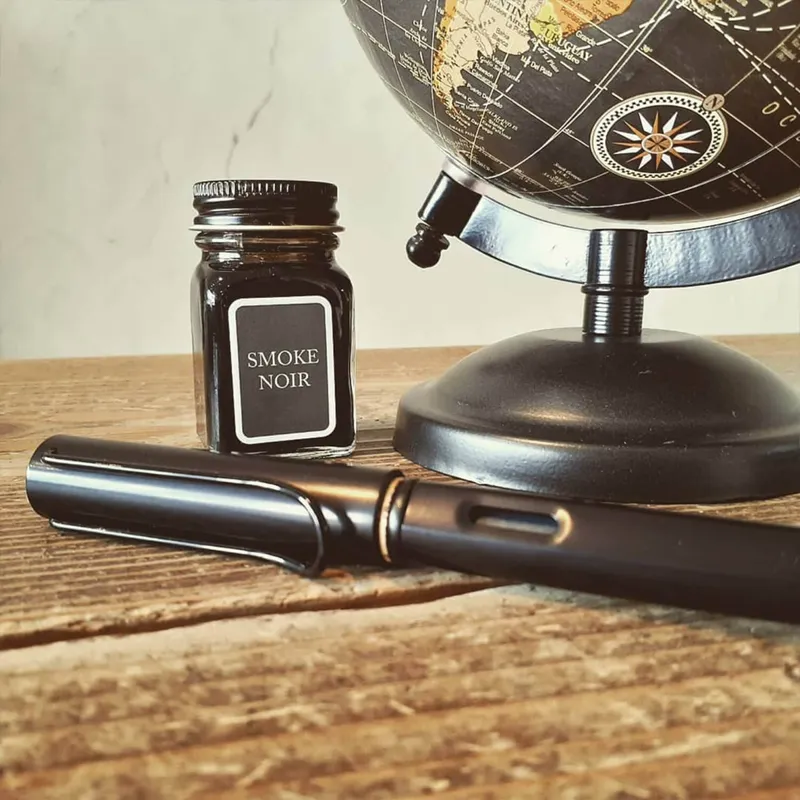 Lamy AL-Star 071 Fountain Pen Medium Black With Chrome Metal Clip