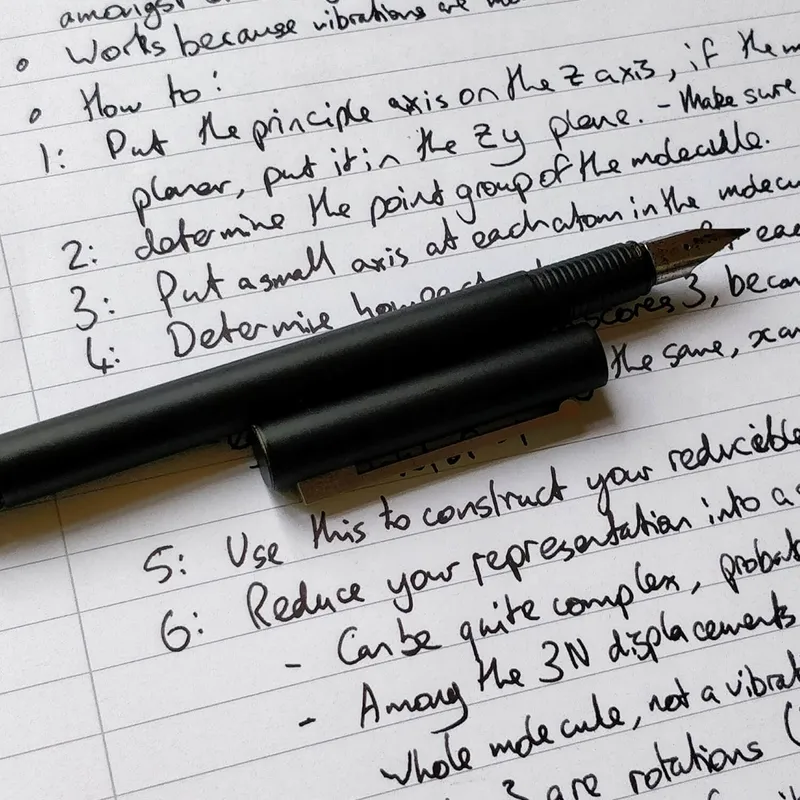 Lamy CP1 056 Fountain Pen Fine Black With Stainless Steel Trim