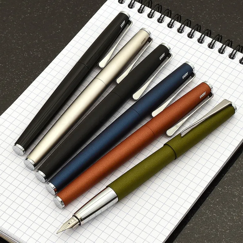 Lamy 067 Studio Fountain Pen Fine Matte Blue With Chrome Clip