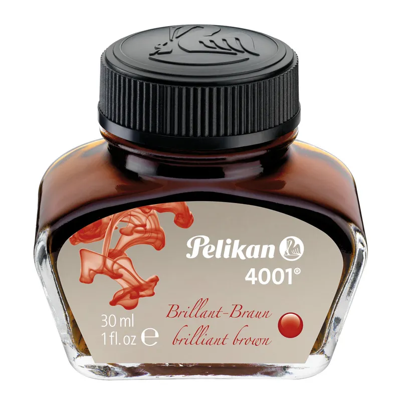 Pelikan 4001 Ink Bottle (30 Ml) Brilliant Brown