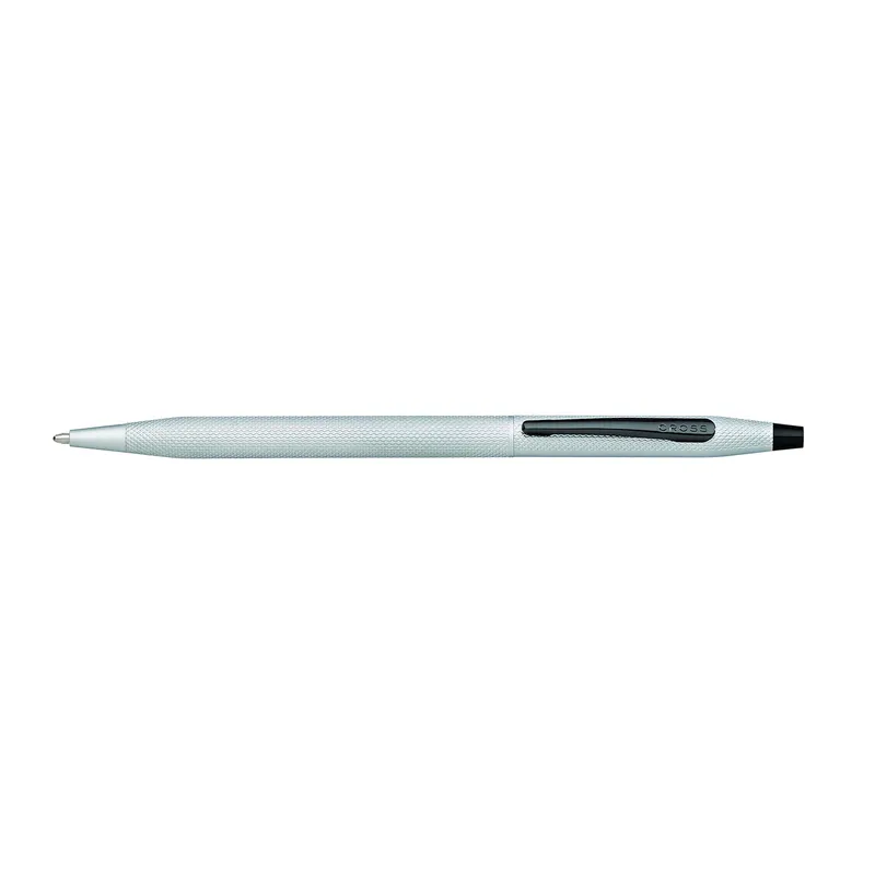 Cross AT0082-124 Classic Century Ballpoint Pen Brushed Chrome with Black Trims