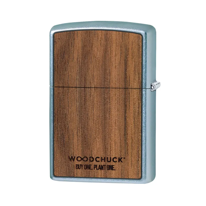 Zippo Lighter 49056 Woodchuck USA Chrome