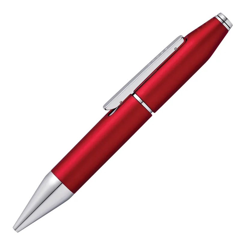 Cross AT0725-3 Cross X Rollerball Pen Crimson Red with Chrome Trims