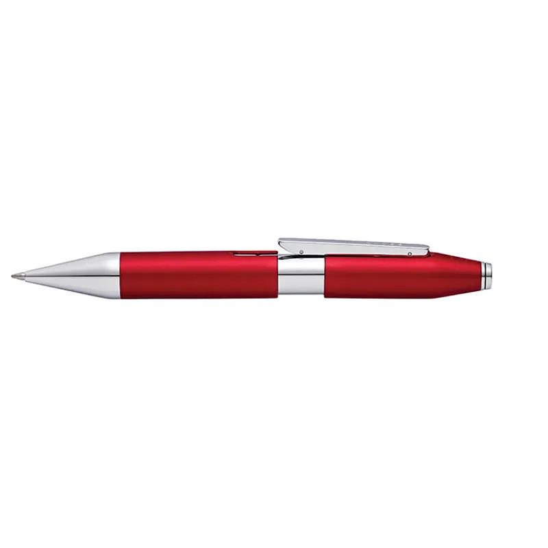 Cross AT0725-3 Cross X Rollerball Pen Crimson Red with Chrome Trims
