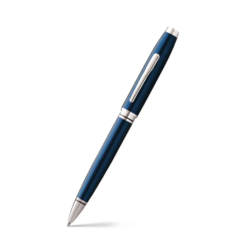 Cross AT0662-9 Coventry Ballpoint Pen Blue with Chrome Trims