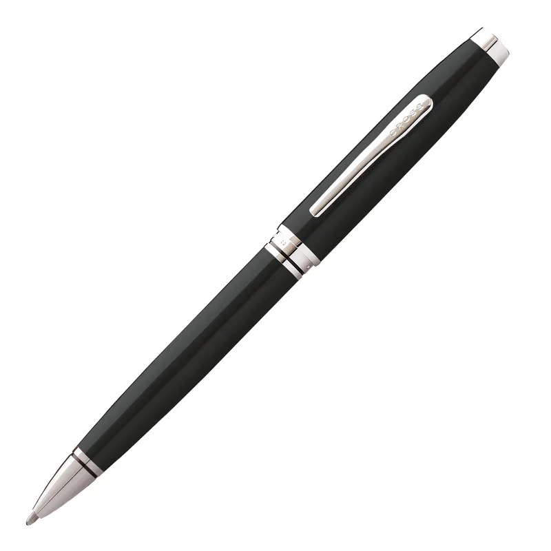 Cross AT0662-6 Coventry Ballpoint Pen Black with Chrome Trims