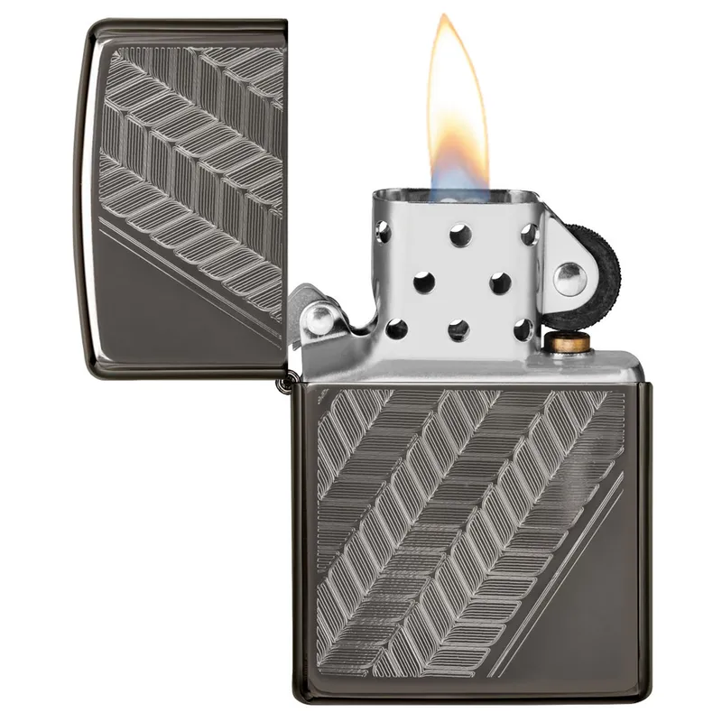 Zippo Lighter 49166 Ice Black