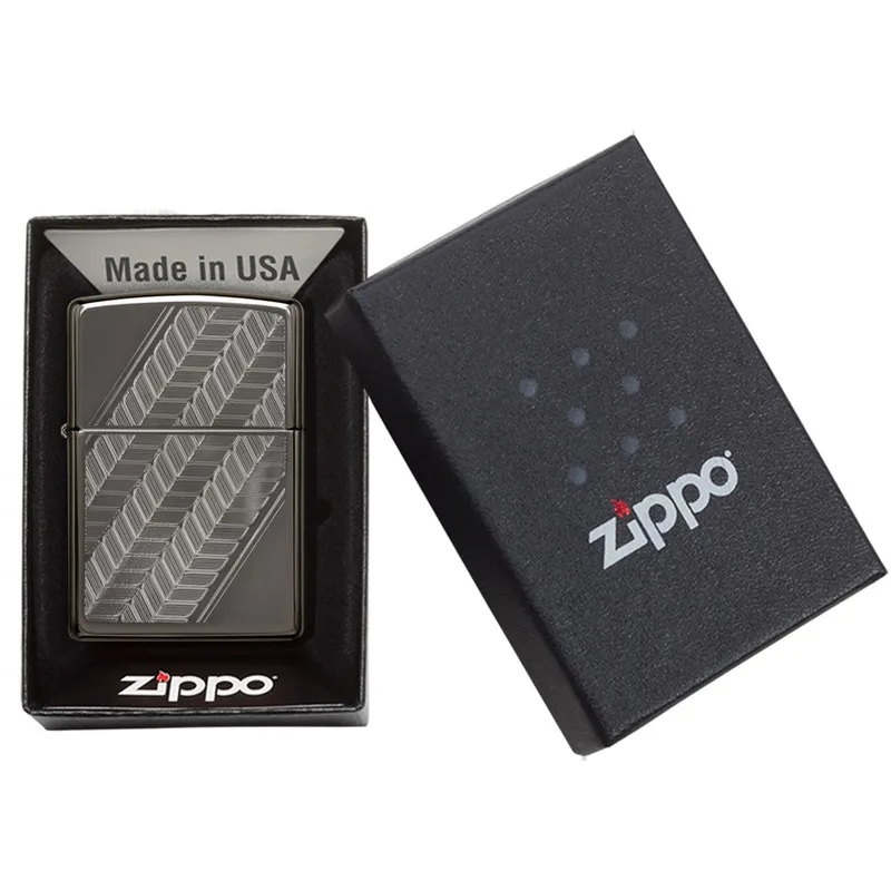 Zippo Lighter 49166 Ice Black