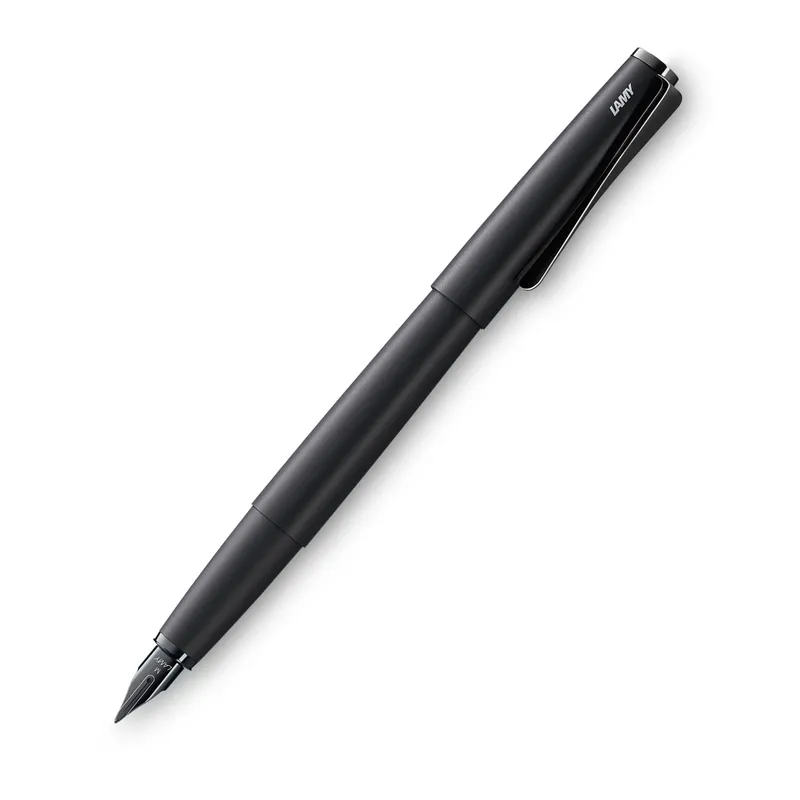 Lamy 066 Studio Fountain Pen Fine All Black With Chrome Clip