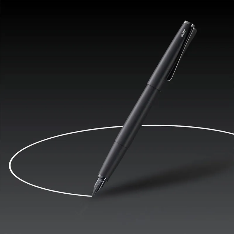 Lamy 066 Studio Fountain Pen Fine All Black With Chrome Clip