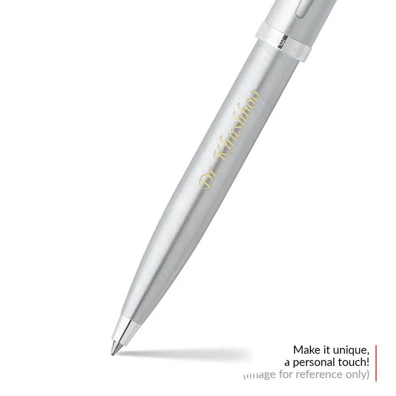 Sheaffer 9421 VFM Fountain Pen (Medium) Polished Chrome with Chrome-Plated Trim