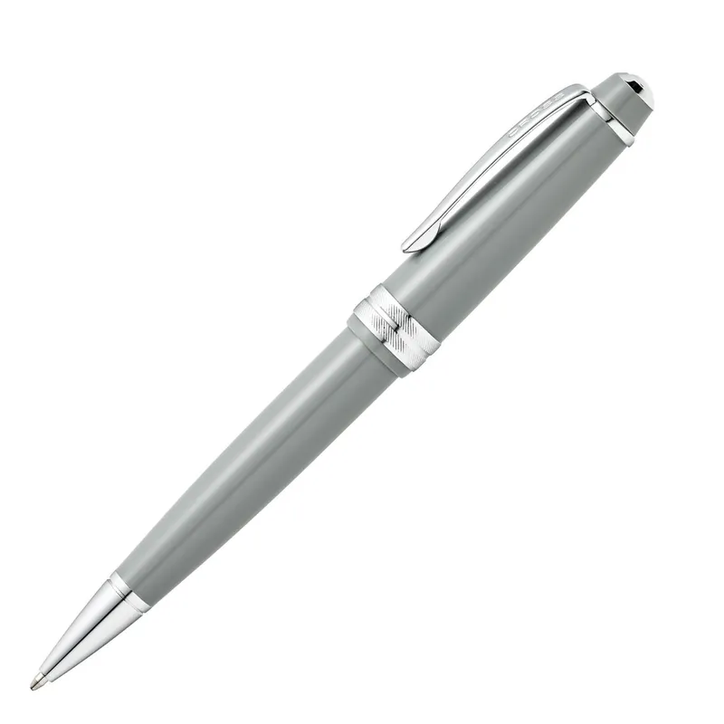 Cross AT0742-3 Bailey Light Ballpoint Pen Grey with Chrome Trims