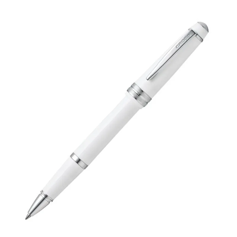 Cross AT0745-2 Bailey Light Rollerball Pen White with Chrome Trims