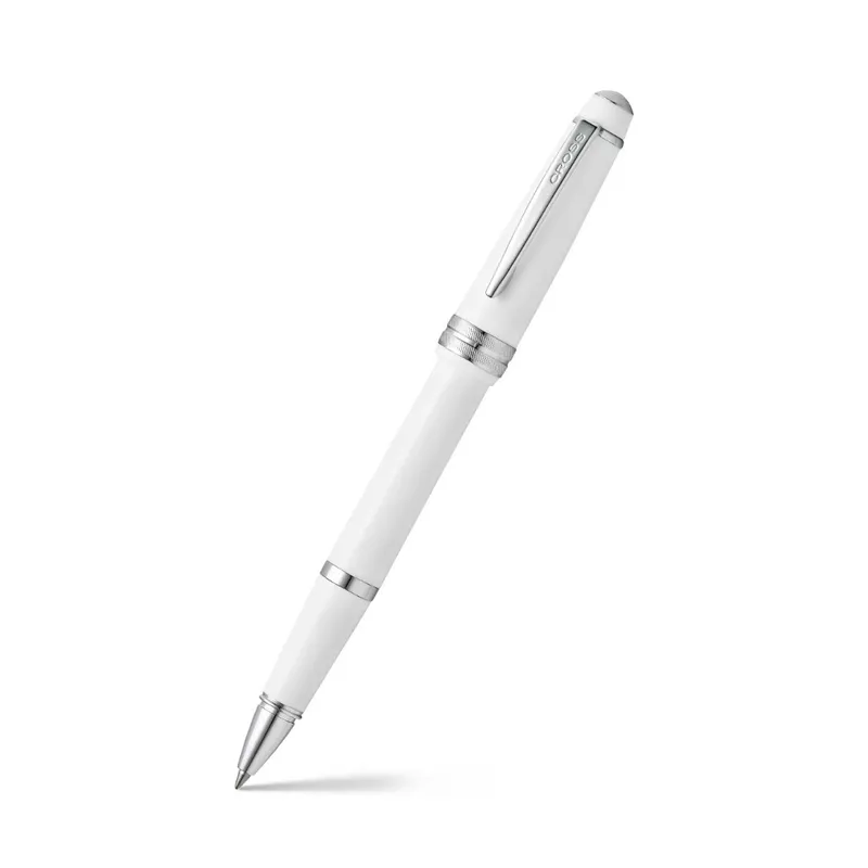 Cross AT0745-2 Bailey Light Rollerball Pen White with Chrome Trims