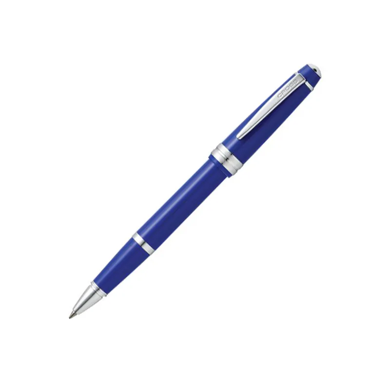Cross AT0745-4 Bailey Light Rollerball Pen Blue with Chrome Trims