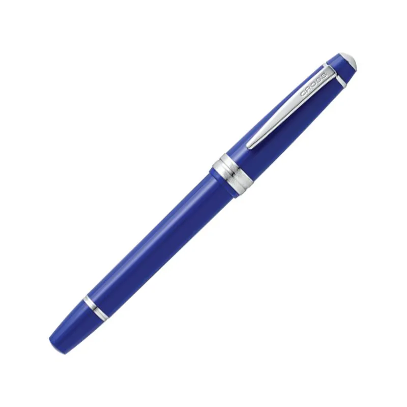 Cross AT0745-4 Bailey Light Rollerball Pen Blue with Chrome Trims