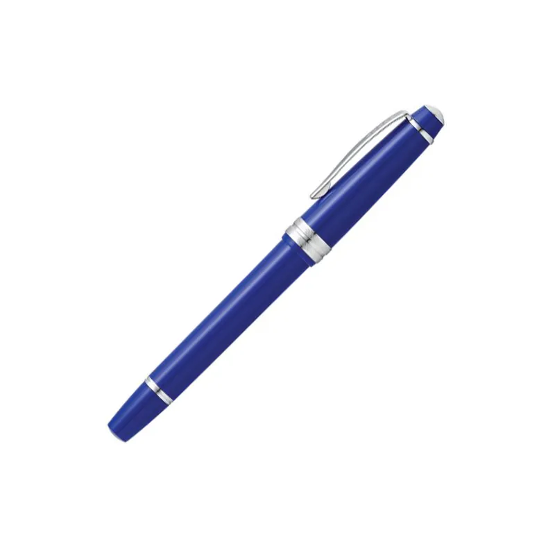 Cross AT0746-4MS Bailey Light Fountain Pen Medium Blue with Chrome Trims
