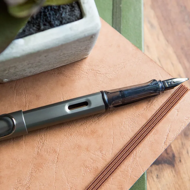 Lamy LX 057 Fountain Pen Broad Ruthenium With Ruthenium Metal Clip