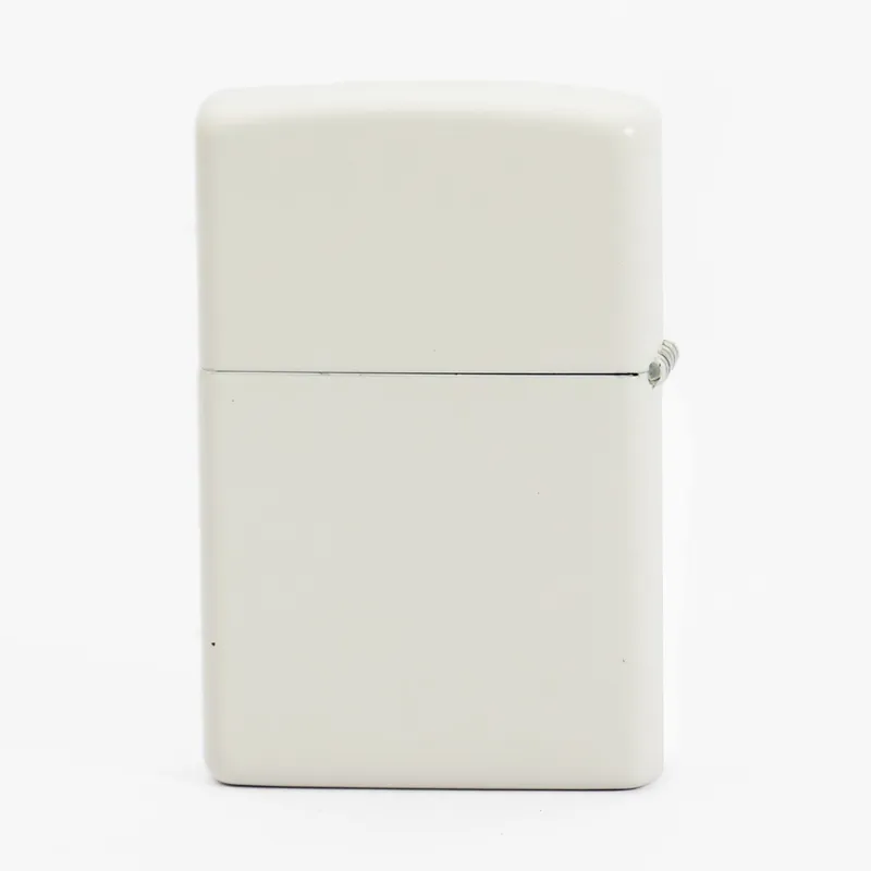 Zippo Lighter Cricket Design White