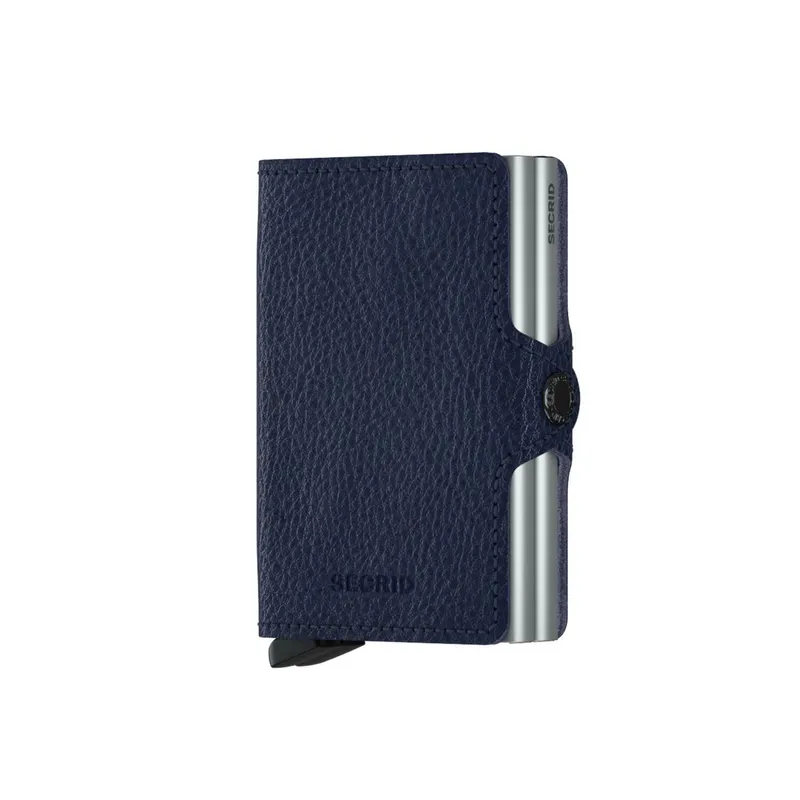 Secrid Twinwallet Veg Navy with Silver Cardprotector