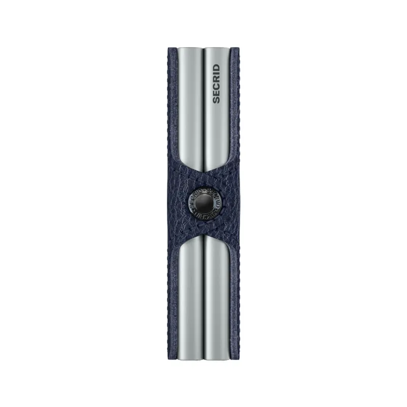 Secrid Twinwallet Veg Navy with Silver Cardprotector