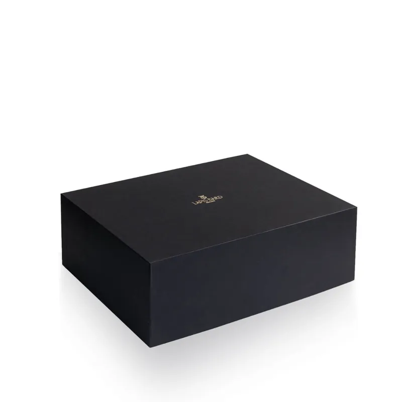Lapis Bard Hemingway Dual-Tone Pen Chest with Plexiglas Top (20 Pen Capacity) - Cognac