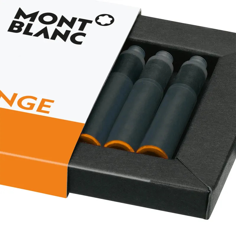 Montblanc 119720 Ink Cartridge (Pack of Eight) Manganese Orange