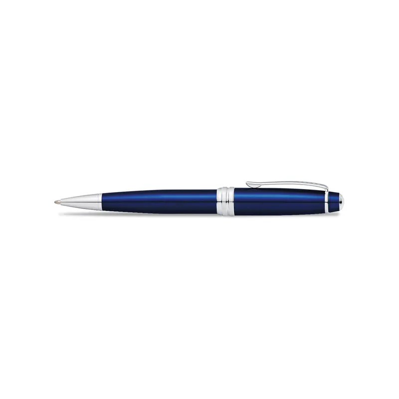 Cross AT0452-12 Bailey Ballpoint Pen Blue With Chrome Trims