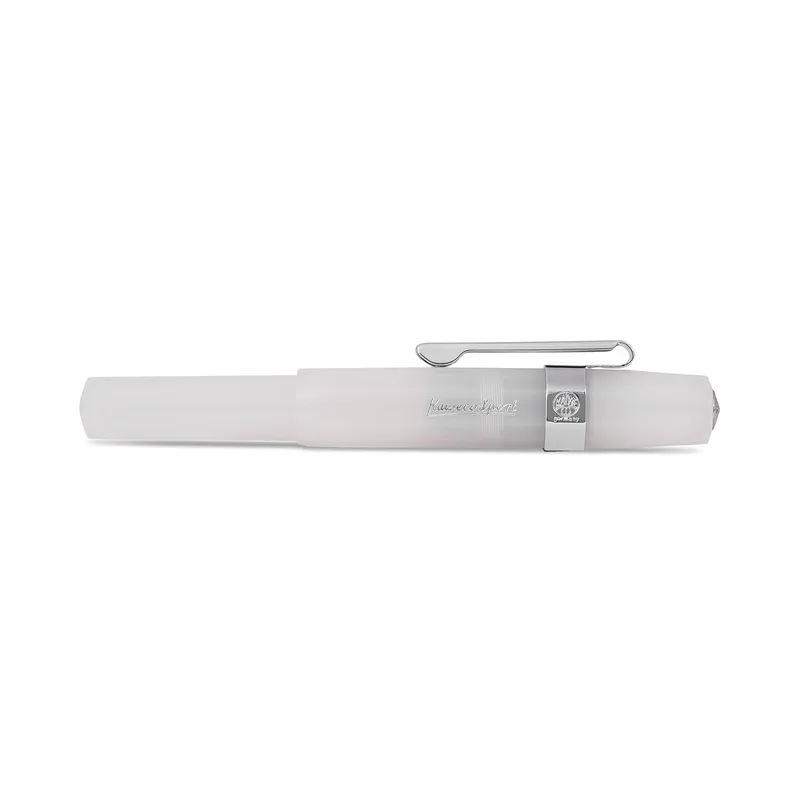 Kaweco Frosted Sport Medium Fountain Pen with Optional Clip Natural Coconut