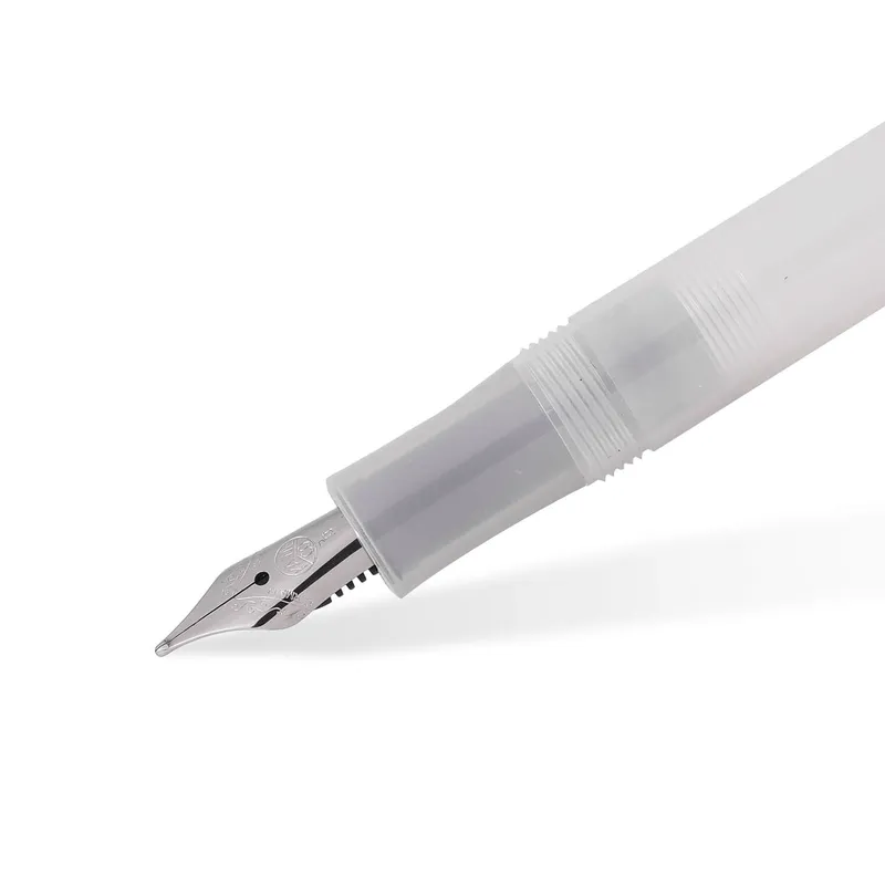 Kaweco Frosted Sport Broad Fountain Pen with Optional Clip Natural Coconut