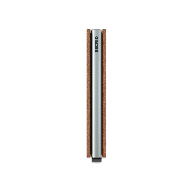 Secrid Slimwallet Vintage Cognac with Silver Cardprotector