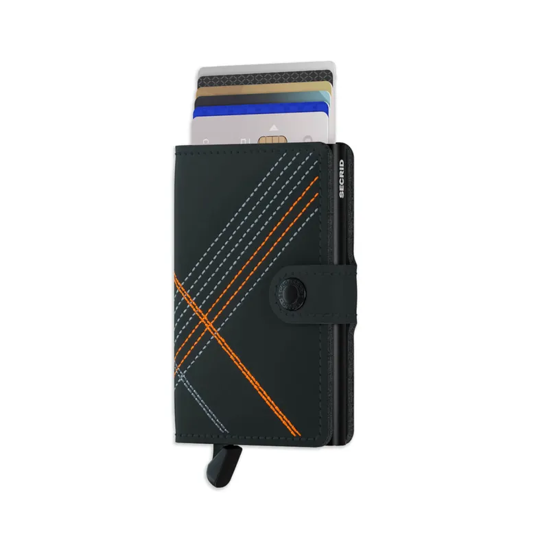Secrid Miniwallet Stitch Linea Orange