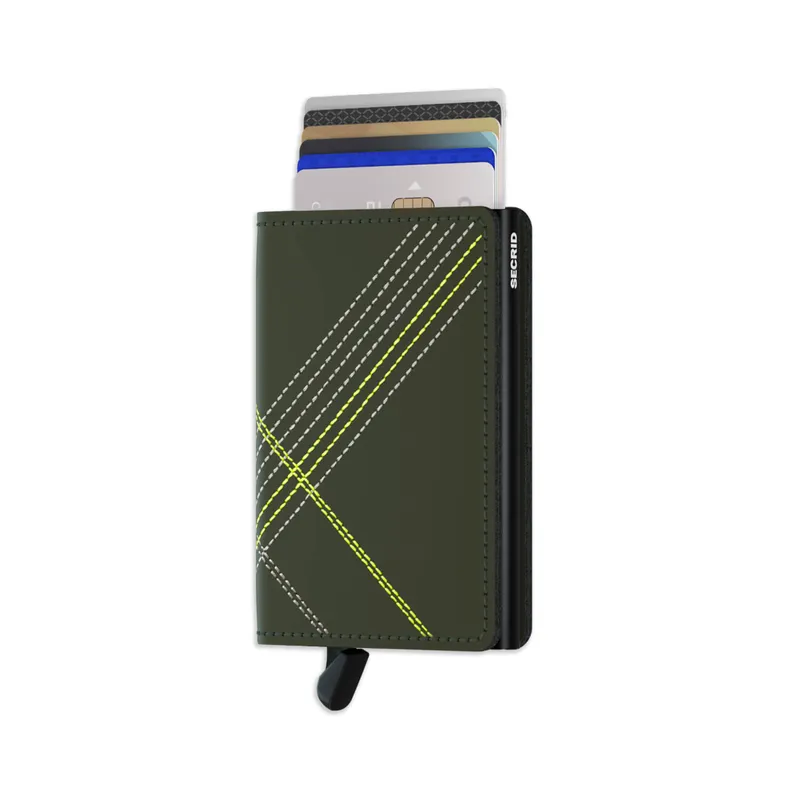 Secrid Slimwallet Stitch Linea Lime