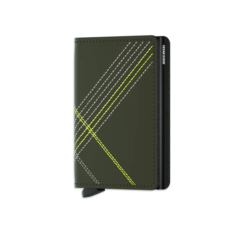 Secrid Slimwallet Stitch Linea Lime