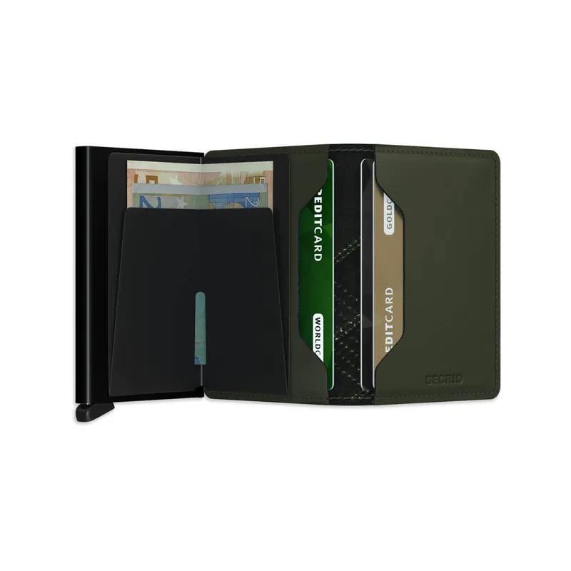 Secrid Slimwallet Stitch Linea Lime