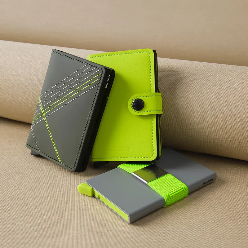 Secrid Slimwallet Stitch Linea Lime