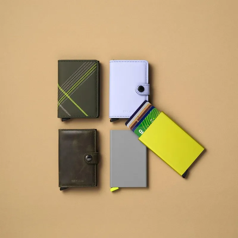 Secrid Slimwallet Stitch Linea Lime