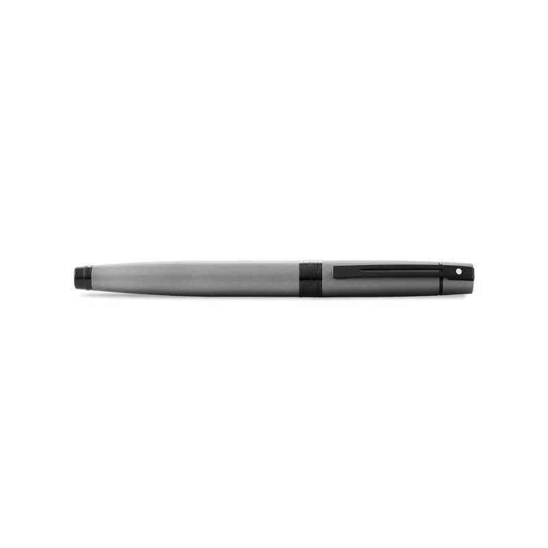 Sheaffer Gift 300 Lacquer Rollerball Pen Matte Grey with Polished Black Trim