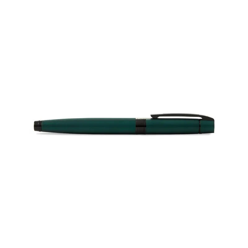 Sheaffer Gift 300 Lacquer Rollerball Pen Matte Green with Polished Black Trim