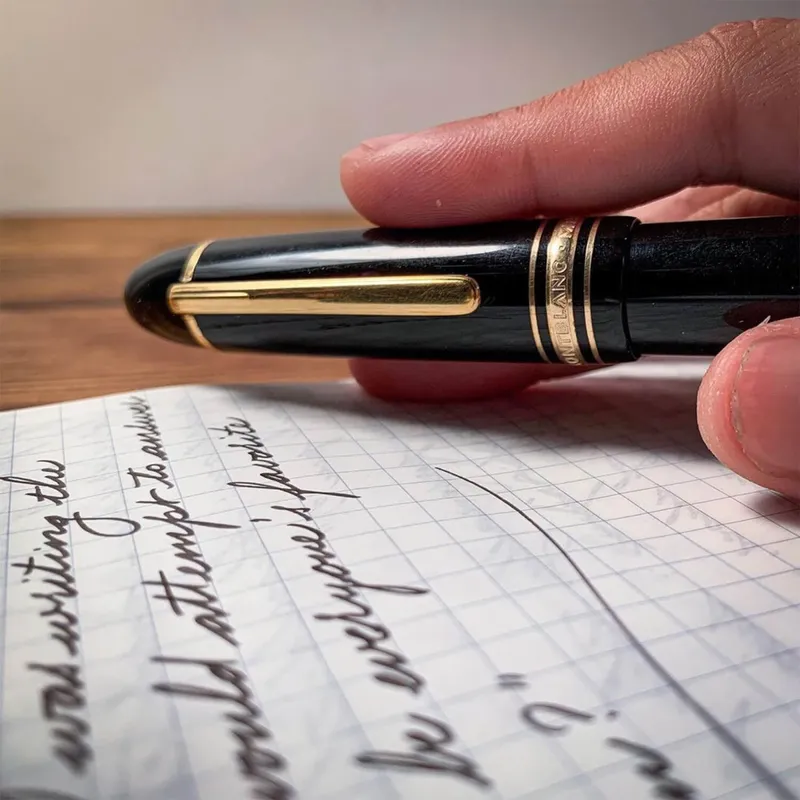 Montblanc MeisterstÃ¼ck Legrand Ballpoint Pen - Black With Gold Trims