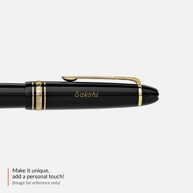 Montblanc MeisterstÃ¼ck Classique Rollerball Pen - Black With Platinum Trims