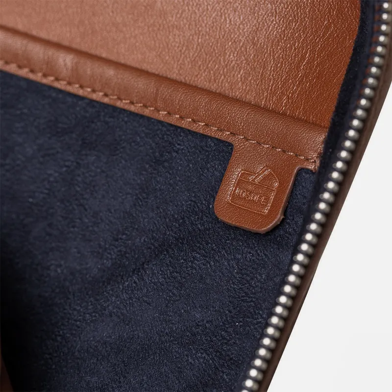Lapis Bard Ducorium Spencer 14-inch Slim Laptop Business Bag - Cognac