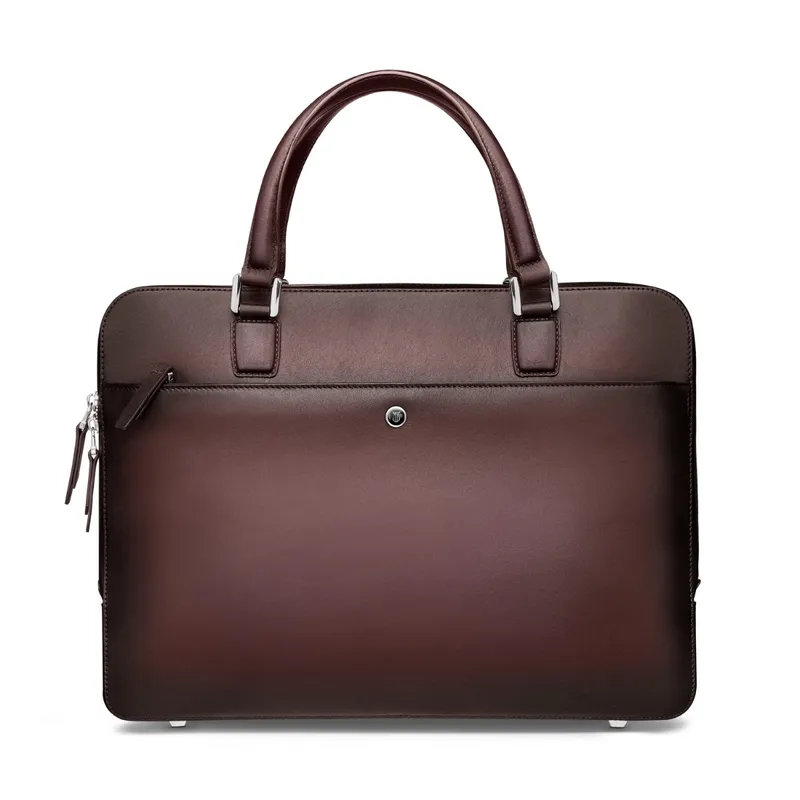 Lapis Bard Ducorium Spencer 14-inch Slim Laptop Business Bag - Bordeaux