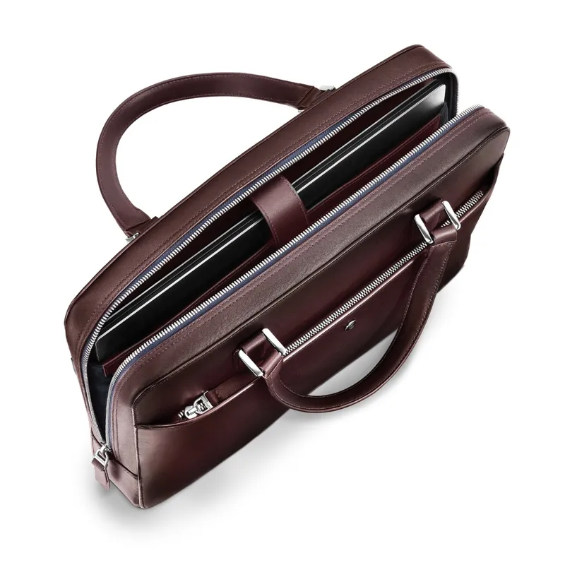 Lapis Bard Ducorium Spencer 14-inch Slim Laptop Business Bag - Bordeaux